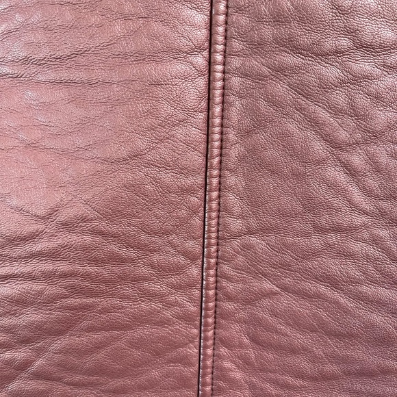 Burgundy faux leather jacket from Marc New York-Medium - Picture 7 of 11